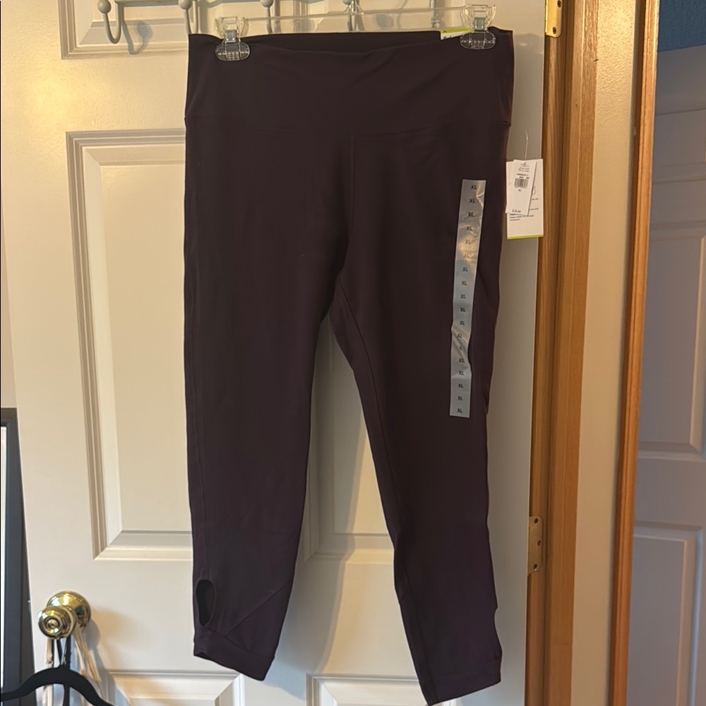 Old Navy Purple Leggings Stretchy Form-Fitting